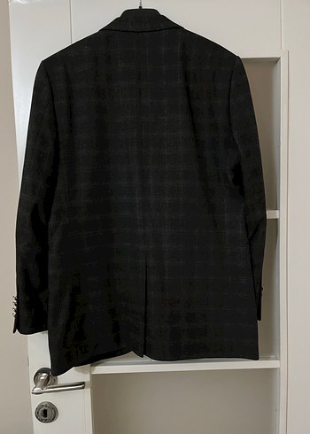 Gri Düğmeli Erkek Takım Ceketi - Görsel 4