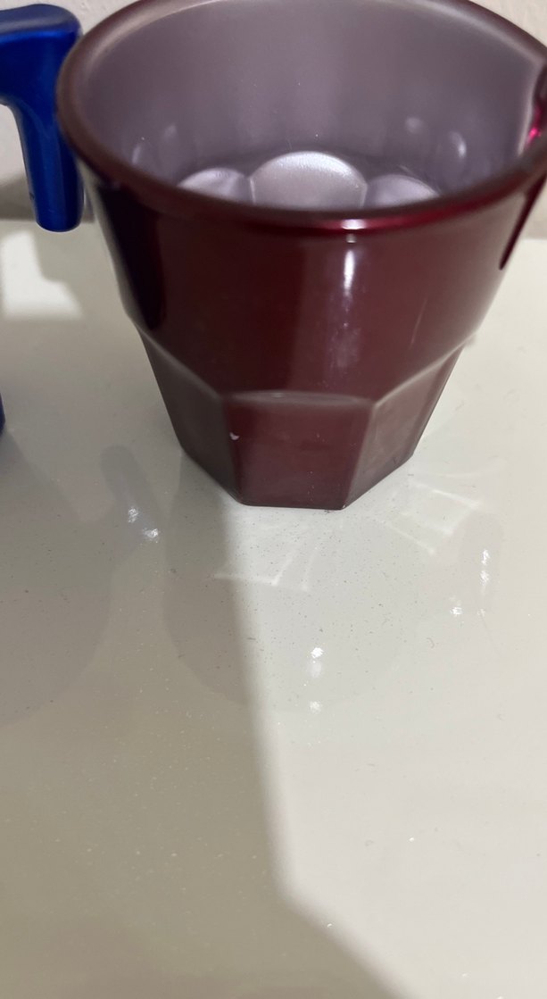 Koyu Mavi ve Bordo kahve fincanı - Görsel 2