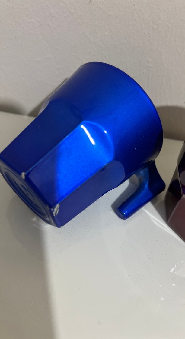 Koyu Mavi ve Bordo kahve fincanı - Görsel 3