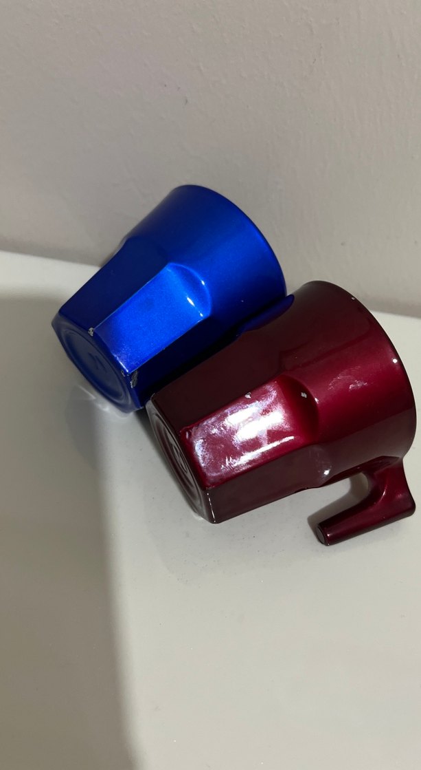 Koyu Mavi ve Bordo kahve fincanı - Görsel 4