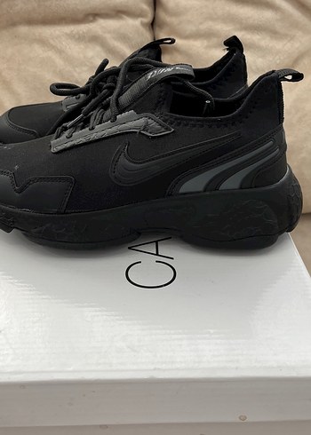 Siyah Dolgu Topuklu Bağcıklı Kadın Spor Ayakkabı - Görsel 3