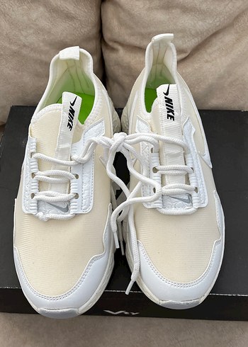 Beyaz Vty Bağcıklı Stiletto Topuklu Kadın Spor Ayakkabı - Görsel 3