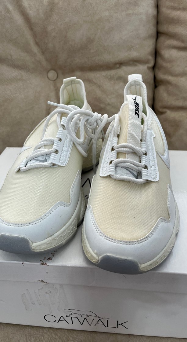 Beyaz Bağcıklı Kadın Spor Ayakkabı - Görsel 2