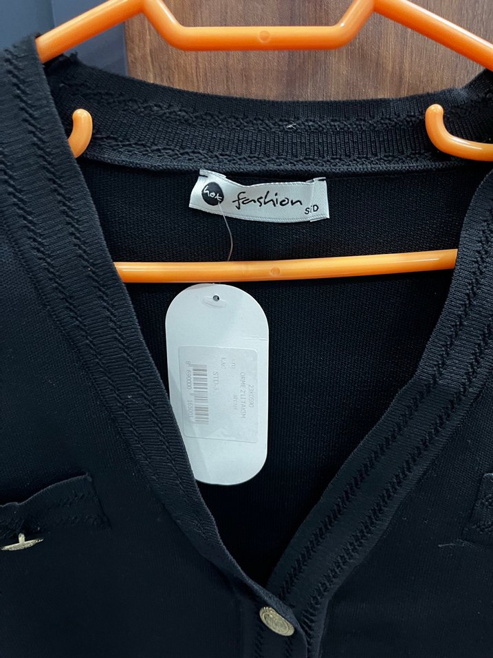 Düğmeli Siyah Kadın Ceket takım - Görsel 2