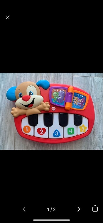 Fisher Price eğitici köpekçik piyano
