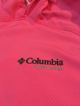 s Beden pembe Renk Columbia spor montu/yağmurluk