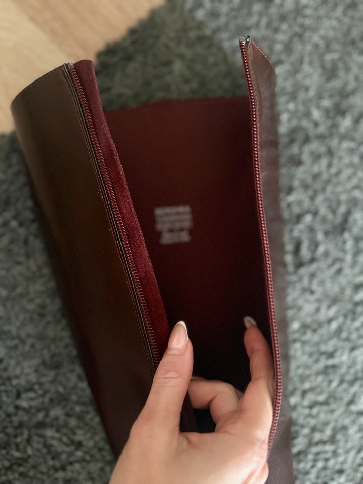 Klasik Parlak Bordo Deri Dizüstü Çizme — görsel 6/10