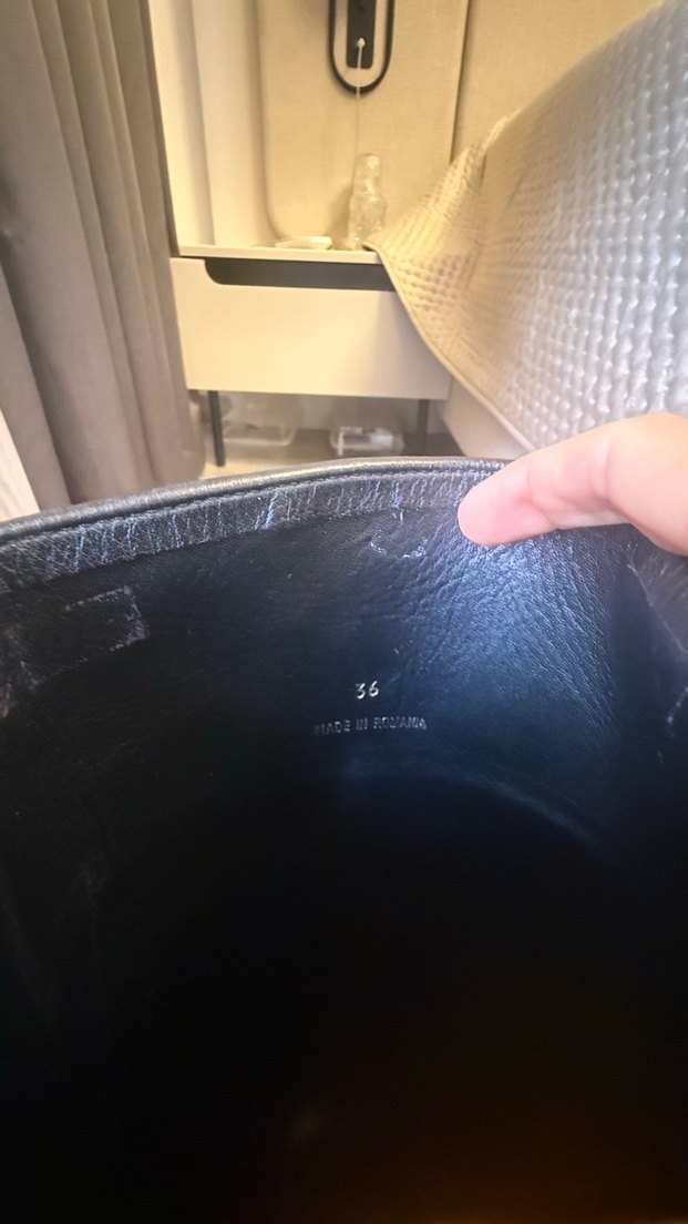 Burberry İkonik siyah antrasit tarz çizme — görsel 9/10
