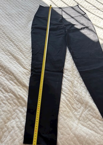 Adil ışık Siyah Kadın Midi saten Tayt - Görsel 7