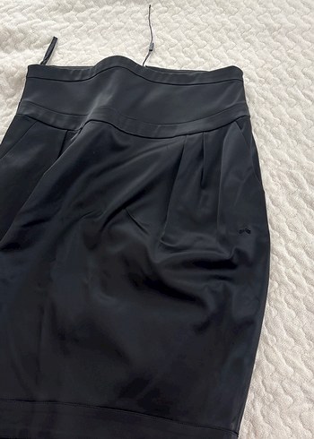 Kadın Siyah Midi Kalem Etek - Görsel 2