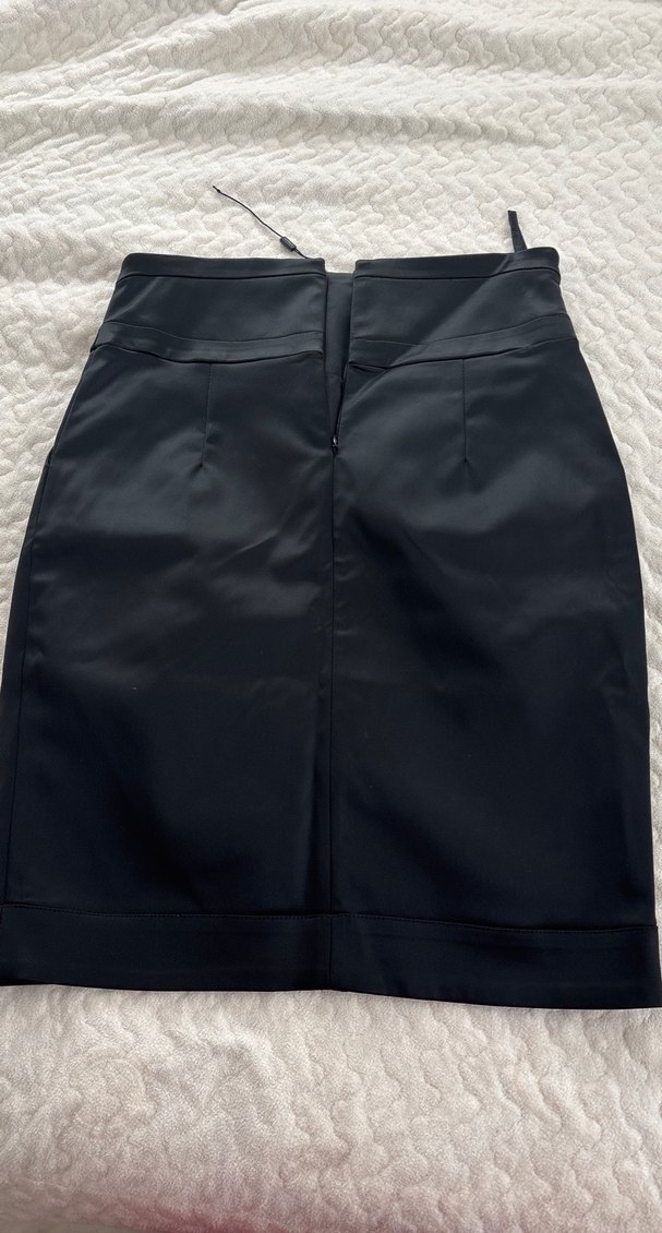 Kadın Siyah Midi Kalem Etek - Görsel 5