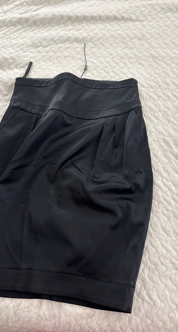 Kadın Siyah Midi Kalem Etek - Görsel 2