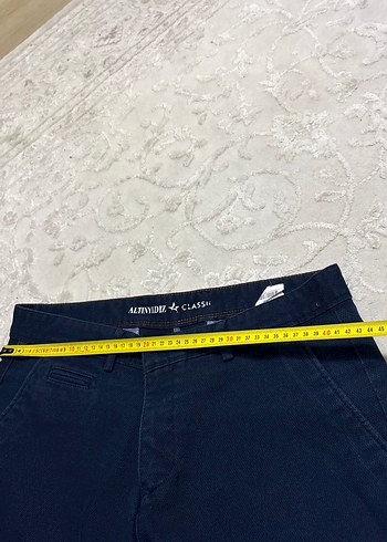 Lacivert Kemerli Regular Fit Erkek Kot Pantolon - Görsel 3