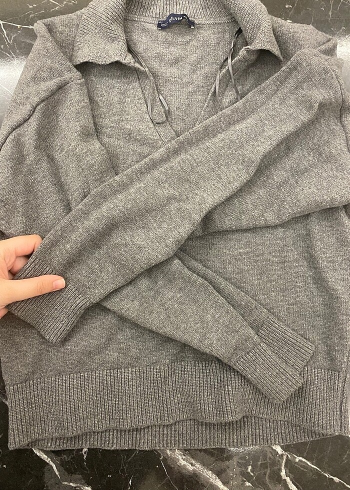 Dilvin kadın kazak - Görsel 5