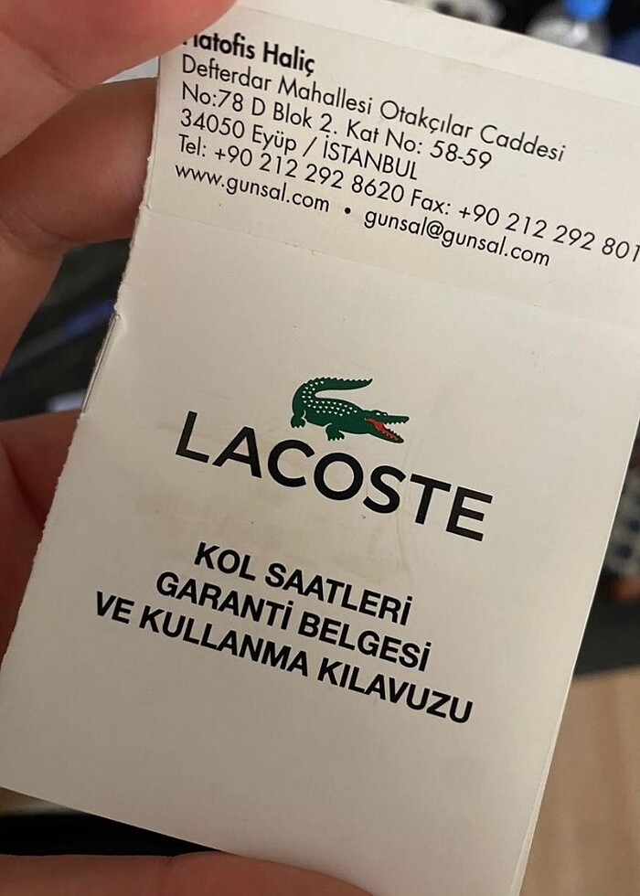 Lacoste kadın saat - Görsel 5