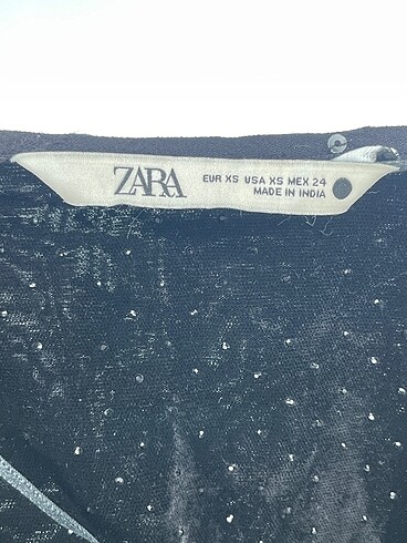 xs Beden siyah Renk Zara Bluz %70 İndirimli.