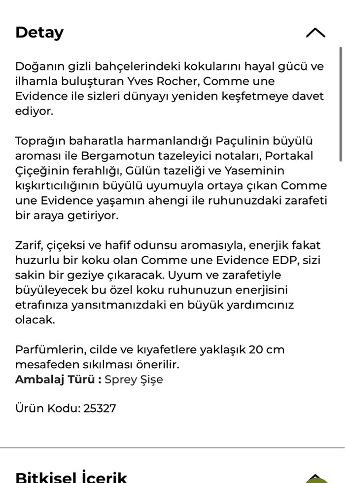 Yves rocher parfüm - Görsel 5