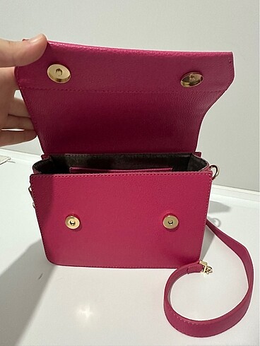 Nine eest kadın pembe çanta - Görsel 4
