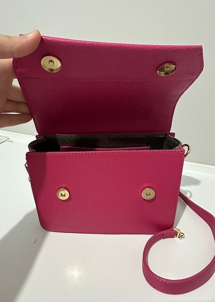 Nine eest kadın pembe çanta - Görsel 4