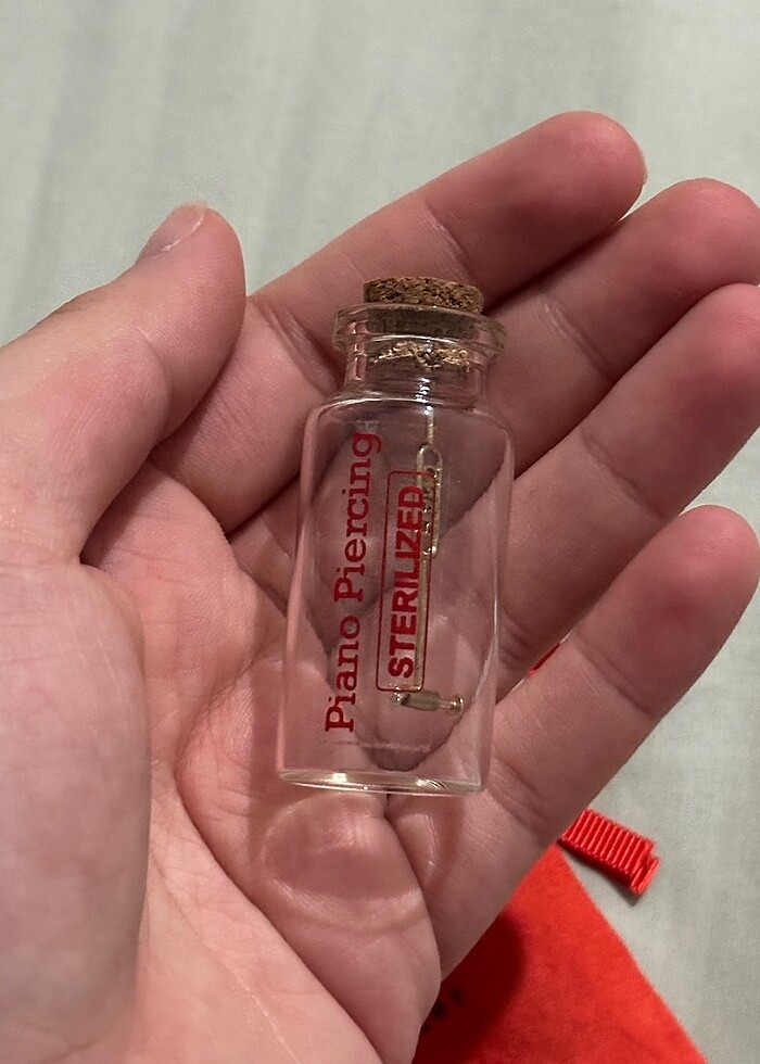 14 ayar altın piercing - Görsel 3