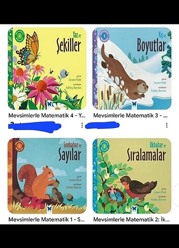 Mevsimlerle matematik serisi 4 kitap