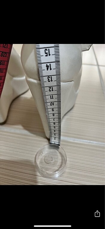 Yüksek dolgu topuk platform ayakkabı sedef cilt - Görsel 8