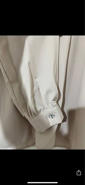 Taş detaylı tunik bej - Görsel 6