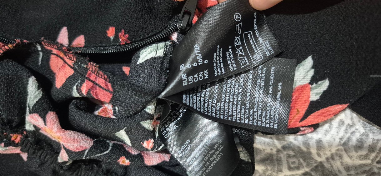 H&M marka çiçekli tulum - Görsel 4