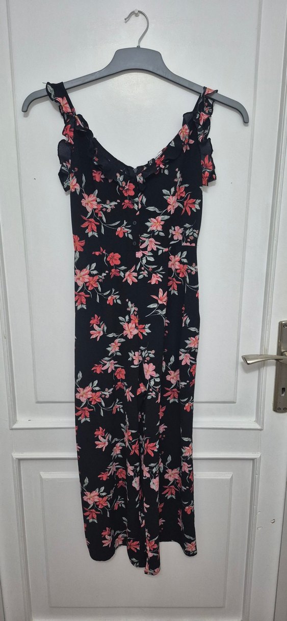 H&M marka çiçekli tulum - Görsel 3