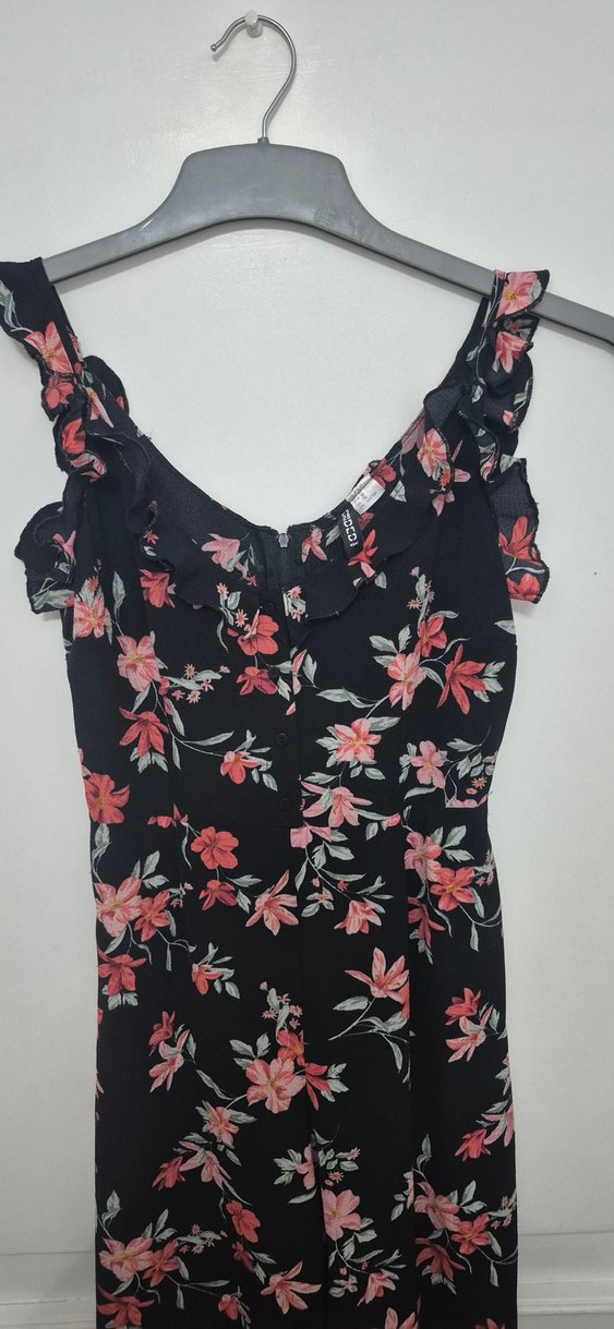 H&M marka çiçekli tulum - Görsel 2