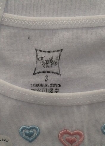 Tutku Kız Çocuk Atlet ( 1 adet) - Görsel 3