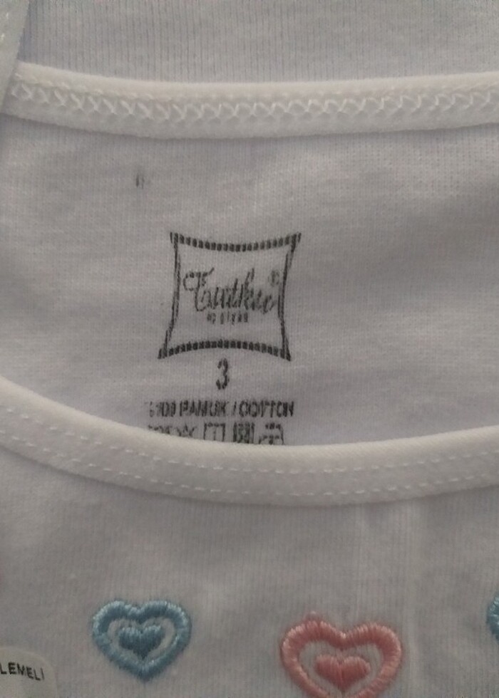 Tutku Kız Çocuk Atlet ( 1 adet) - Görsel 3