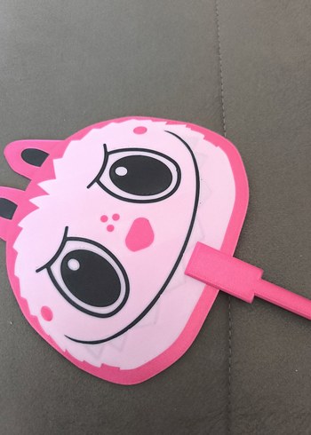 diğer Beden pembe Renk labubu yelpaze