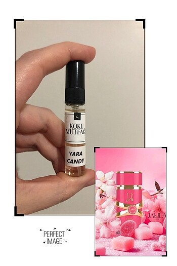 Koku mutfağı parfüm-Yara candy ve mod vanilla