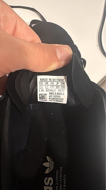 tek ebat Beden adidas campus 47