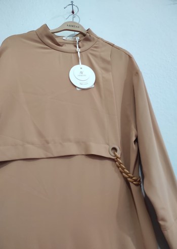 44 Beden Armine Kadın Camel Uzun Tunik
