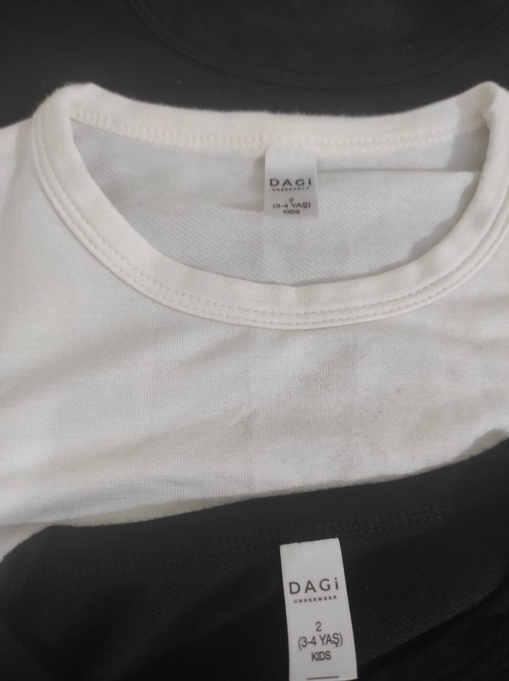 Çocuk İçlik - Beyaz Renk - Görsel 3