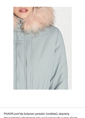 m Beden turkuaz Renk Mavi jeans kadın parka #kadinparka