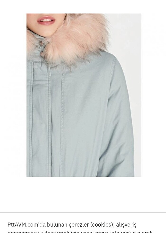 Mavi jeans kadın parka #kadinparka - Görsel 4