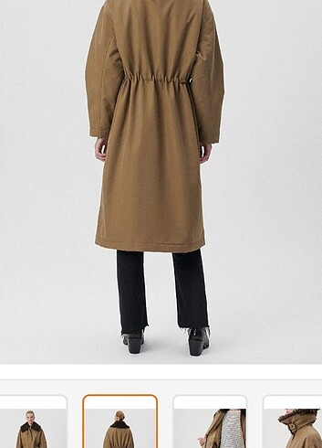 Mavi jeans kadın uzun parka #uzunparka - Görsel 8