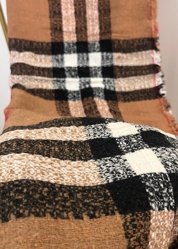 Kahverengi Bohem Kadın Şal - Görsel 4