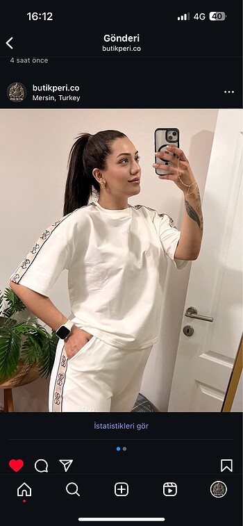 l Beden GUESS ŞERİTLİ TİŞÖRT