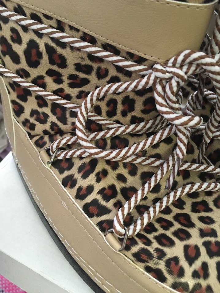Kürklü Leopar Desenli Dolgu Topuk Kadın Bot - Görsel 4