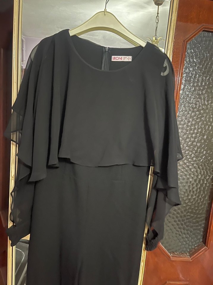 Siyah Uzun Kollu Salaş Tulum - Görsel 3