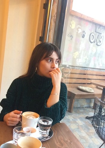 Yeşil Kadın Boğazlı Triko Kazak - Görsel 3