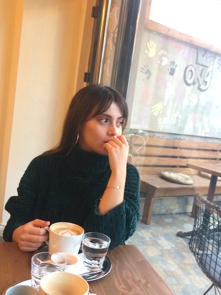 Yeşil Kadın Boğazlı Triko Kazak - Görsel 3