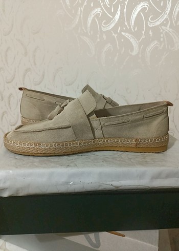 Elle Bej Süet Püsküllü Espadril , 43 no - Görsel 9