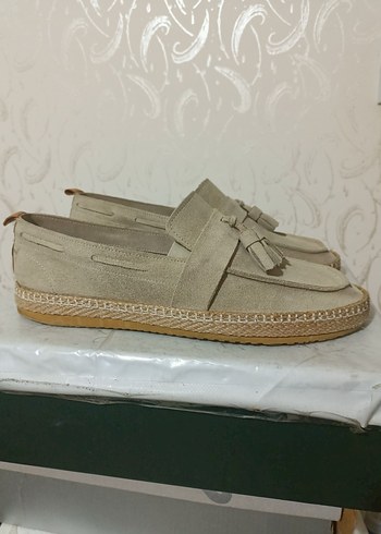 Elle Bej Süet Püsküllü Espadril , 43 no - Görsel 3