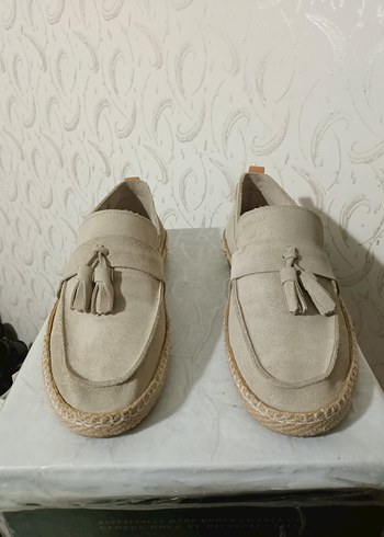 Elle Bej Süet Püsküllü Espadril , 43 no - Görsel 2