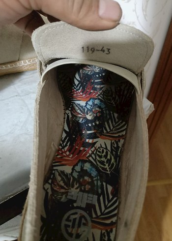 Elle Bej Süet Püsküllü Espadril , 43 no - Görsel 11